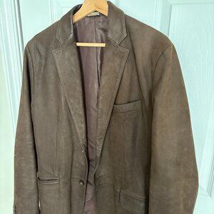 Banana Republic Nubuck Leather Jacket